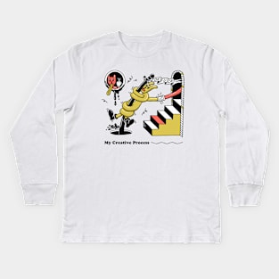 Creative Process Kids Long Sleeve T-Shirt